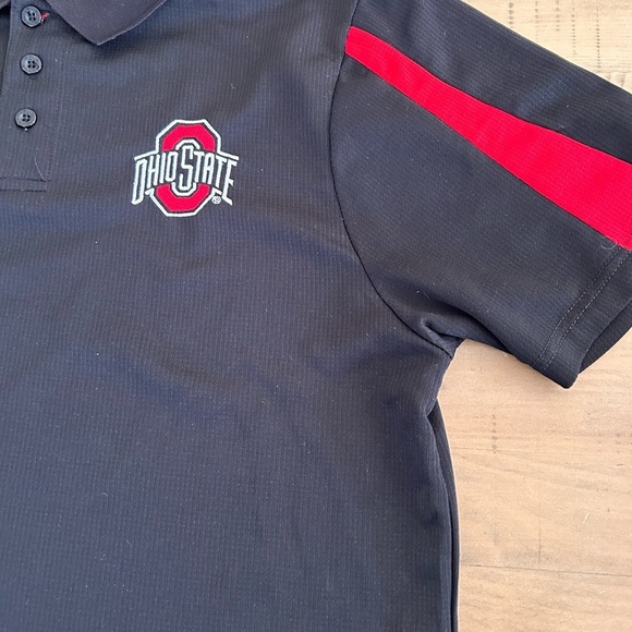 Ohio State University Men’s Black Short Sleeve Golf Shirt - Size S - Picture 2 of 7